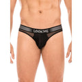 Slip Noir Résille Transparent Confortable Lookme