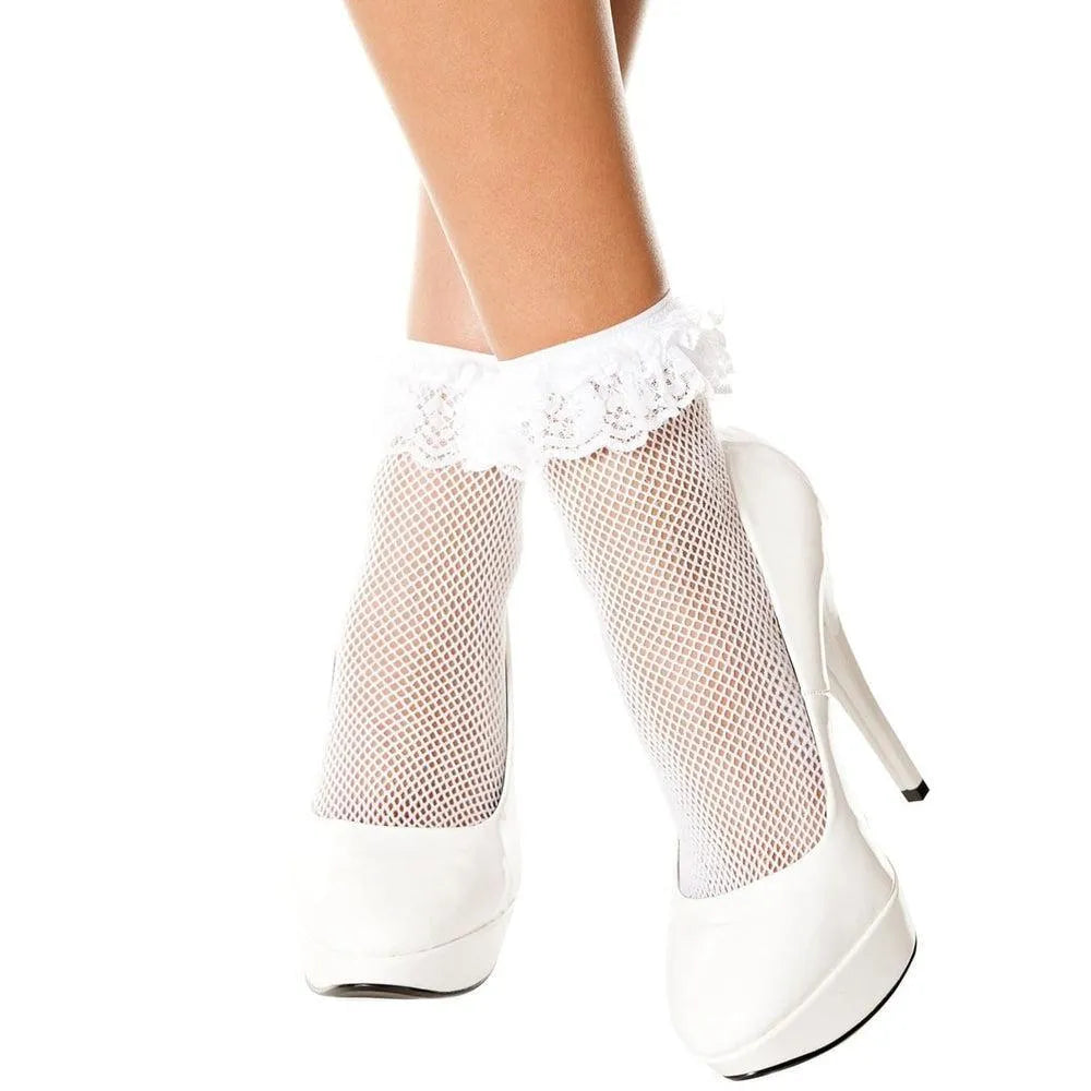 Socquette Blanche Dentelle Femme