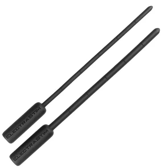 Sonde Urétrale Électro Silicone Noir Flexible