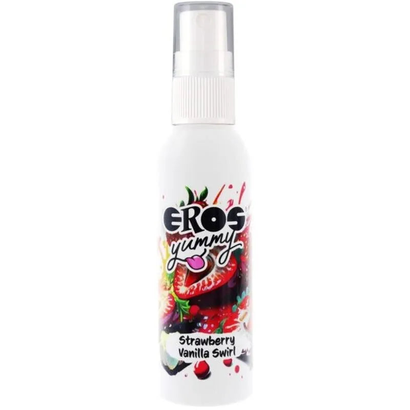 Spray Corporel Saveur Fraise Vanille Érotique