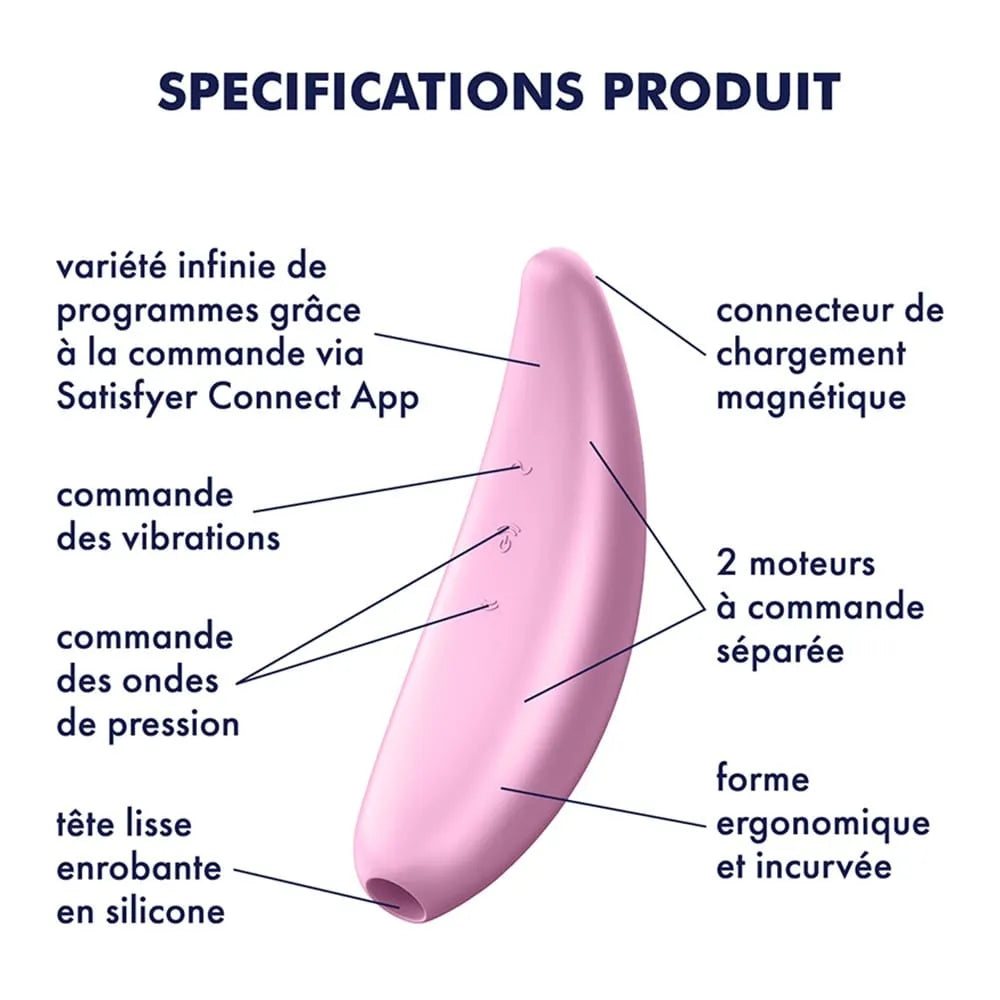 Stimulateur Clitoridien Connecté Waterproof Satisfyer