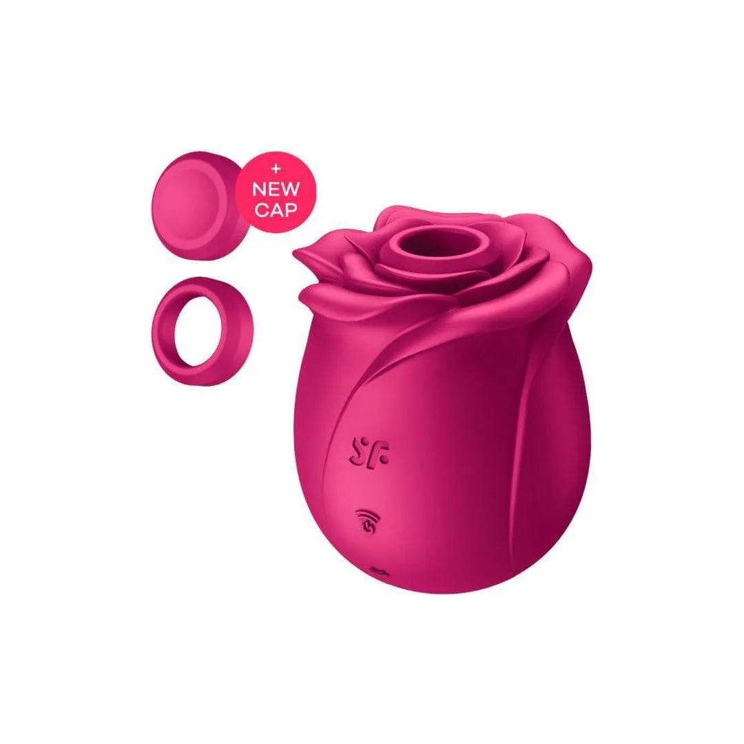 Stimulateur Clitoridien Rose Silicone Sans Contact