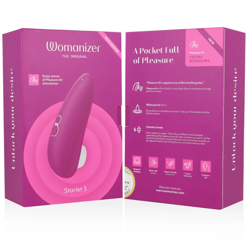 Stimulateur Clitoridien Étanche Womanizer Starlet 3