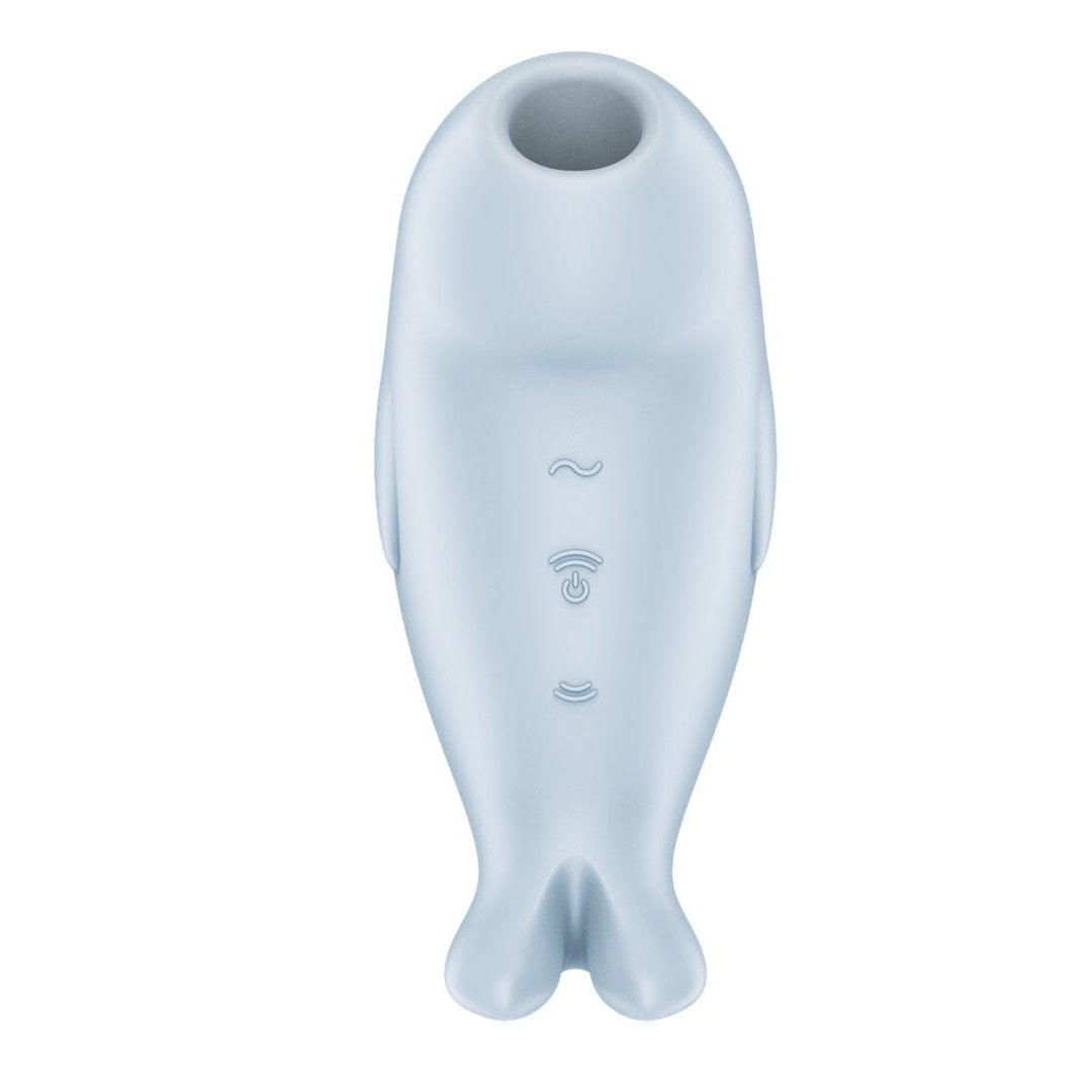 Stimulateur de clitoris vibration et air pulsé USB bleu Seal You Soon Satisfyer - CC597851