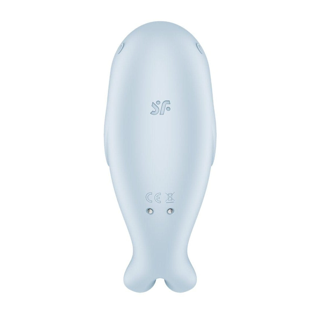 Stimulateur de clitoris vibration et air pulsé USB bleu Seal You Soon Satisfyer - CC597851