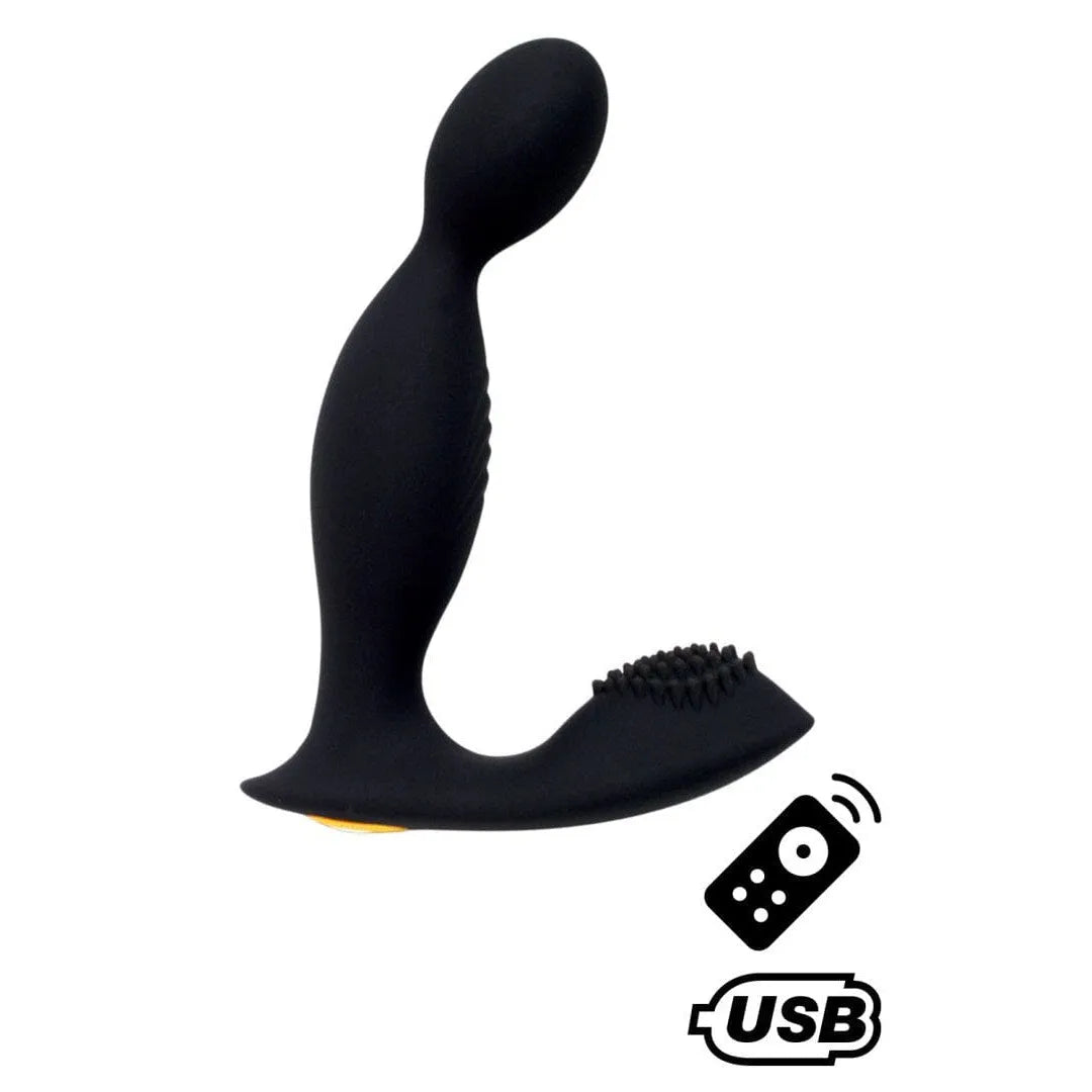 Stimulateur De Prostate En Silicone Doux Avec Télécommande