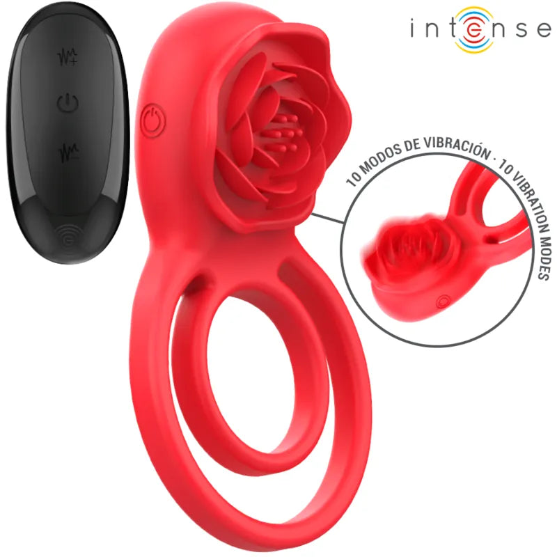 Stimulateur Intime Rose Silicone Vibrations Étanche