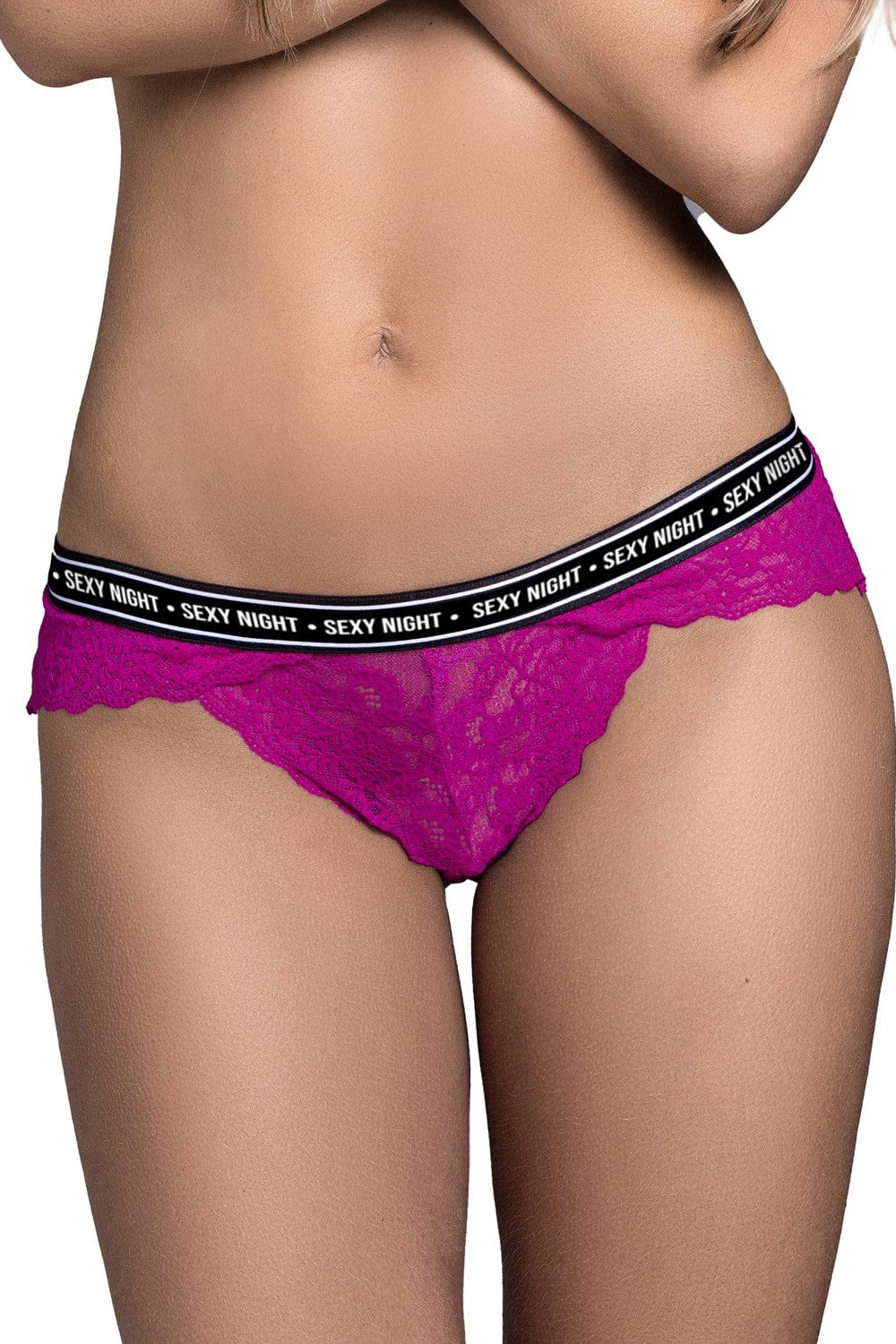 String en dentelle fushia SAMEDI - MAL120FUS