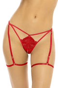 String En Dentelle Rouge Ouvert René Rofé