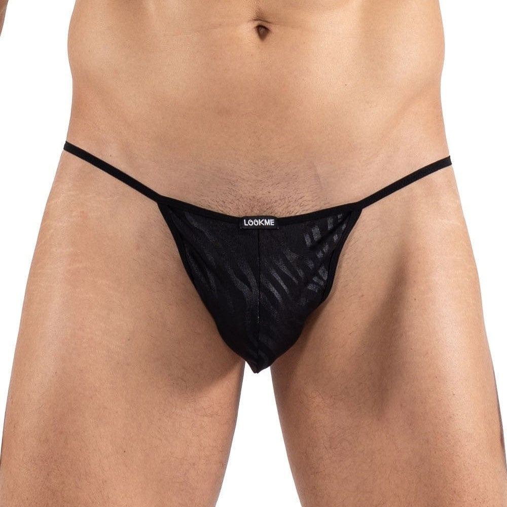 String noir & gold Zebra - LM2403-57BLK