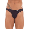 String Noir Homme Fermetures Éclairs Transparence Élégante