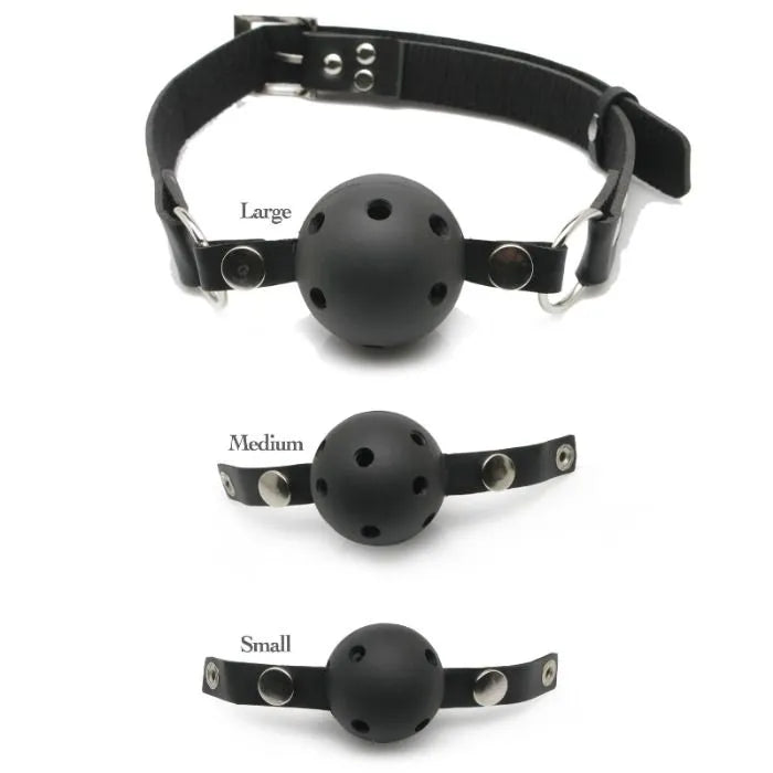 Système D'Entraînement Ball Gag Respirant Pour Débutants