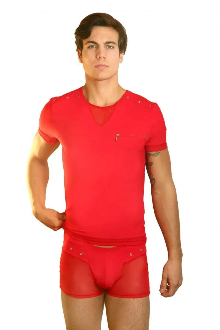 T-Shirt À Œillets Mode Transparent Pour Femmes