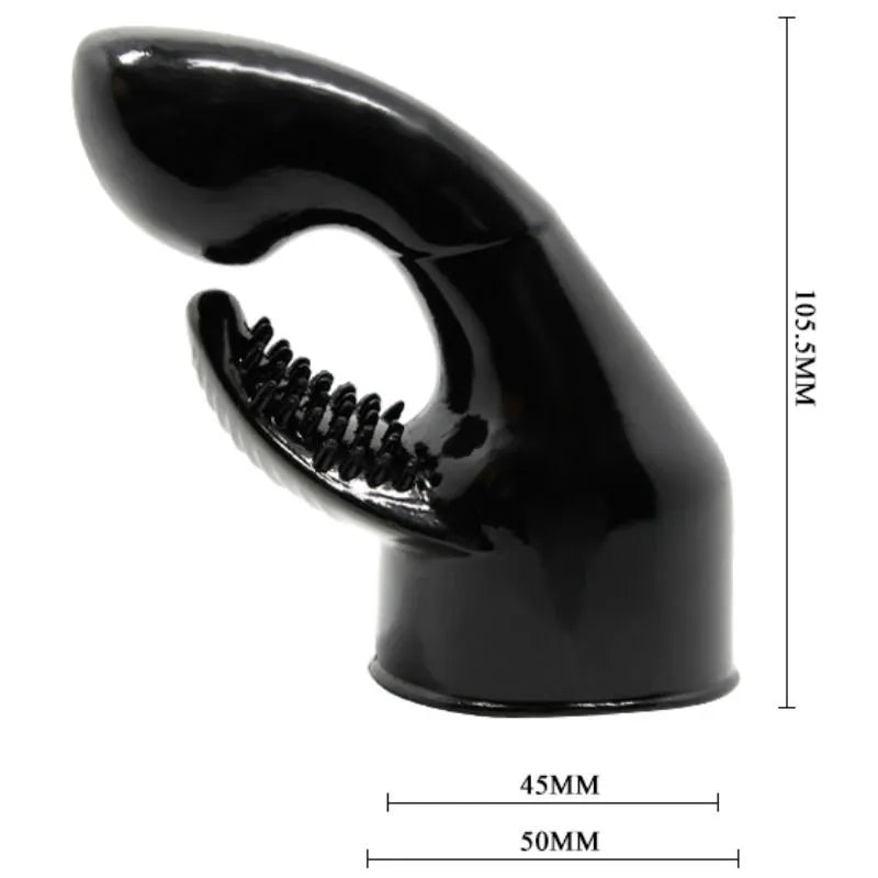 Tête Interchangeable Noire Pour Stimulation Point G Et Clitoris