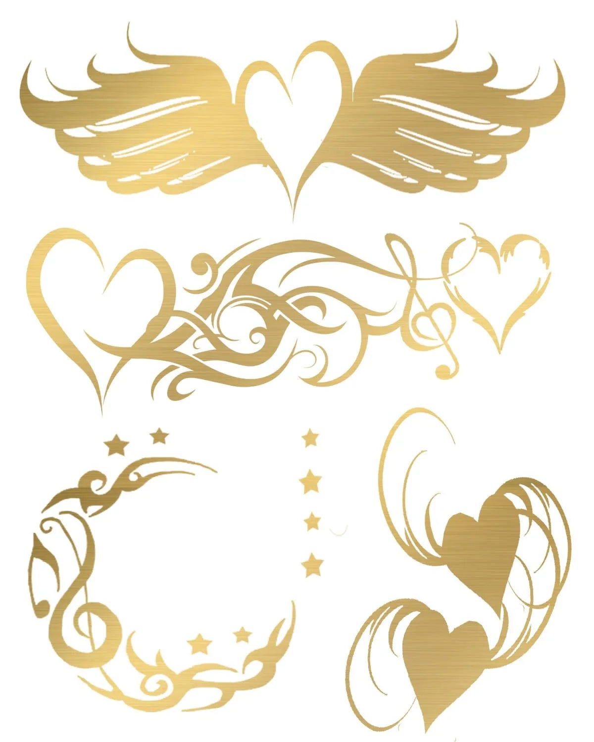 Tatouages Temporaires Hypoallergéniques Waterproof Usa