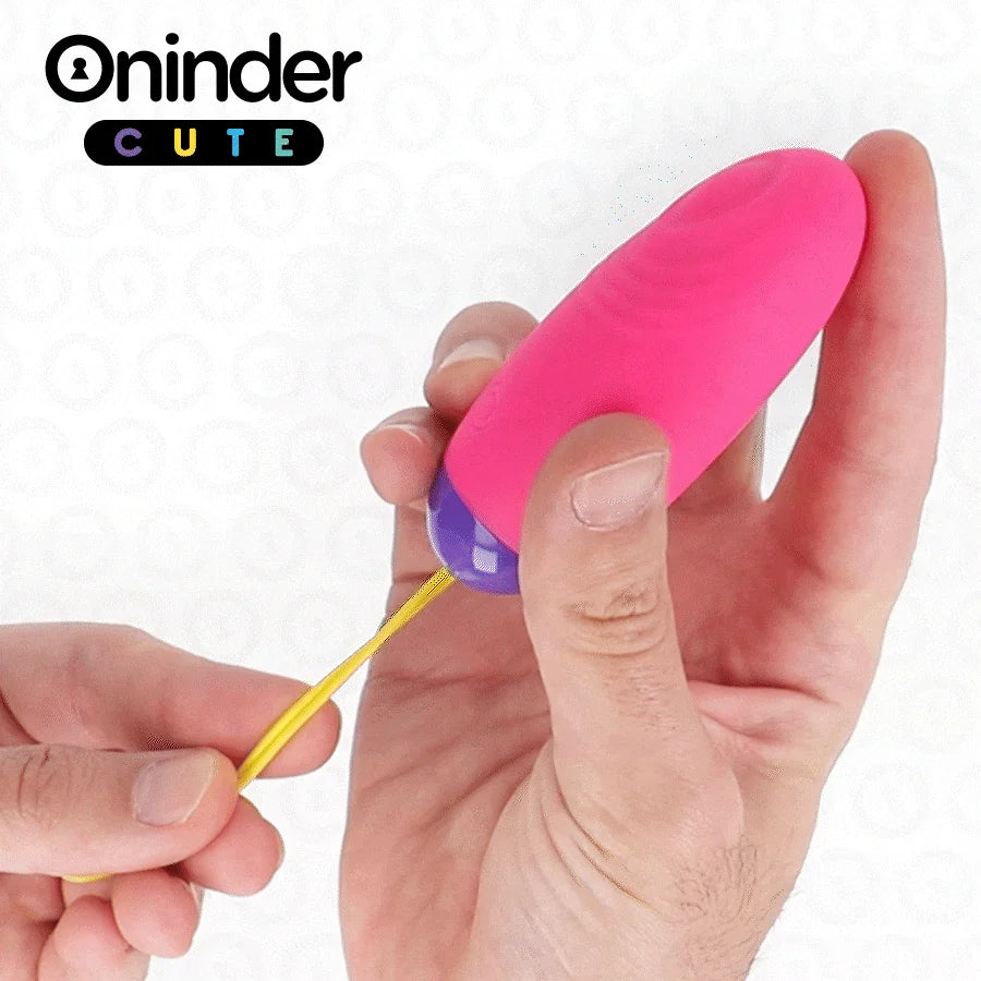 Oeuf vibrant ONINDER CUTE silicone médical contrôle application étanche rechargeable couleurs vives