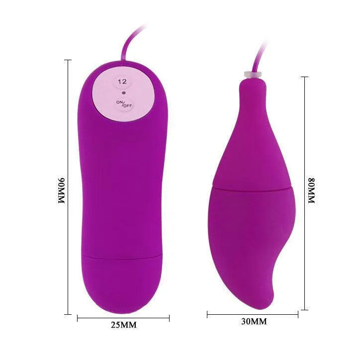 Œuf Vibrant Lilas Silicone Velouté