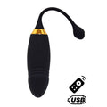 Œuf Vibrant Noir Télécommandé Pour Sensations Puissantes