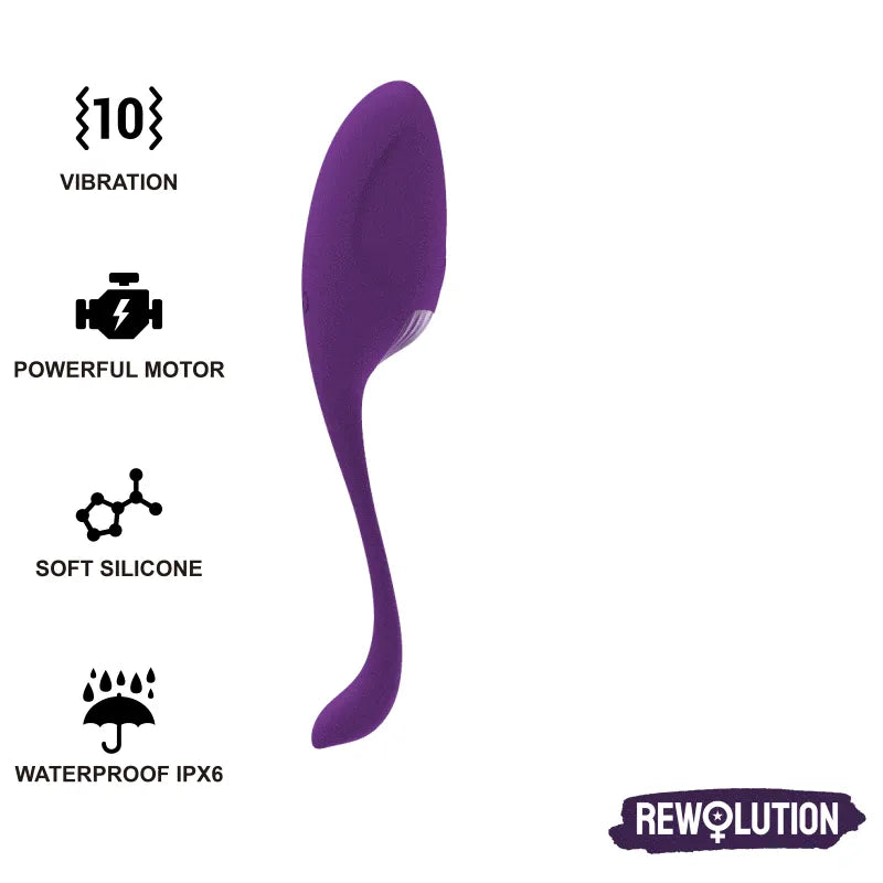 Œuf Vibrant Rechargeable En Silicone Étanche