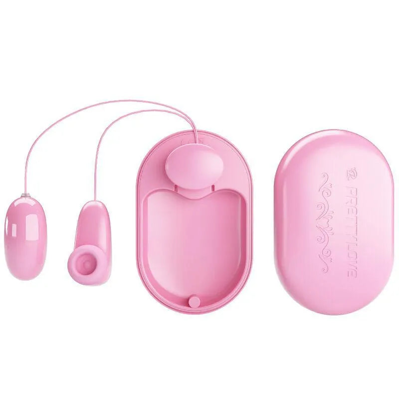 Œuf Vibrant Rechargeable Rose Avec Stimulateur De Tapotements