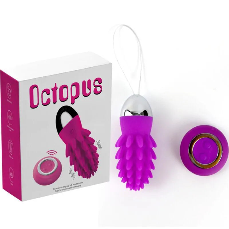 Œuf Vibrant Silicone Médical Armony Octopus