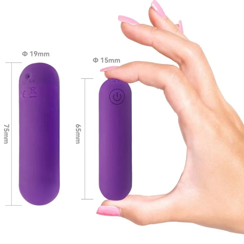 Œuf Vibrant Silicone Rechargeable Étanche