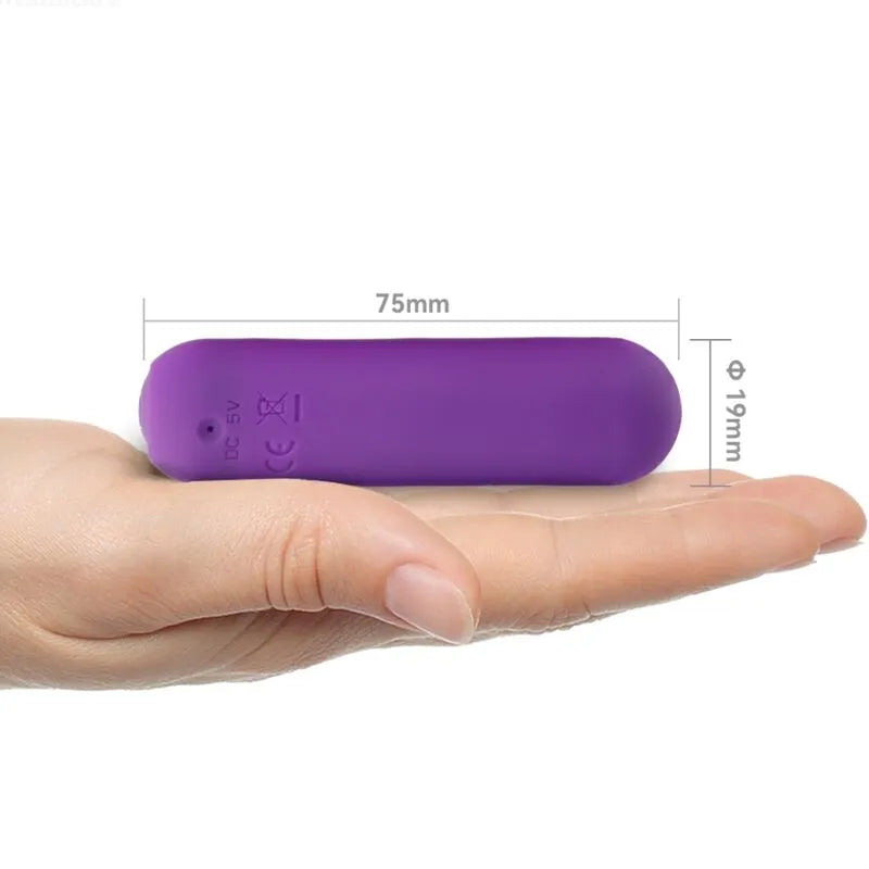 Œuf Vibrant Silicone Rechargeable Étanche