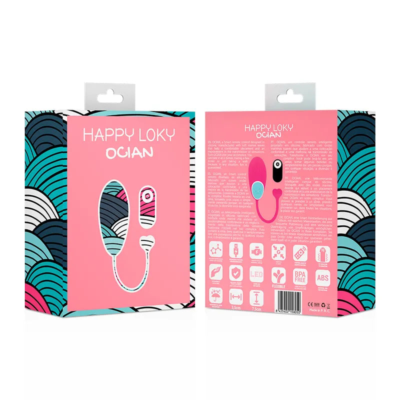 Œuf Vibrant Silicone Télécommandé Rose 10 Modes