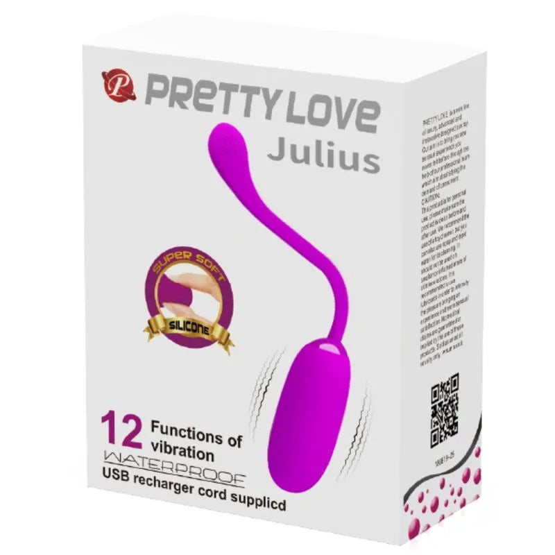 Œuf Vibrant Silicone Violet Rechargeable