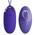 Œuf vibrant silicone violet télécommandé multi-vibrations