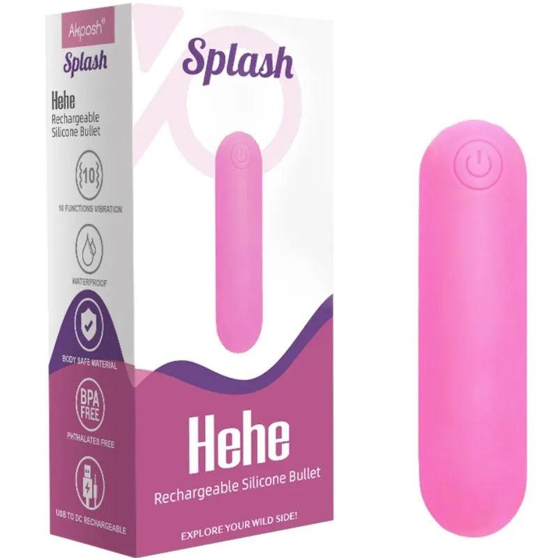 Œuf Vibrant Étanche En Silicone Rechargeable