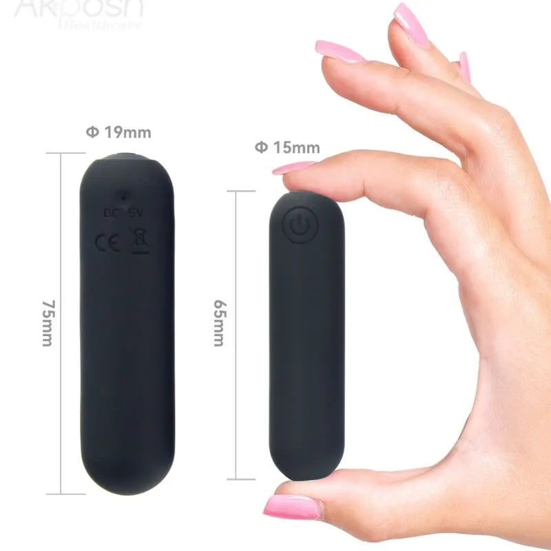 Œuf Vibrant Étanche Silicone Rechargeable