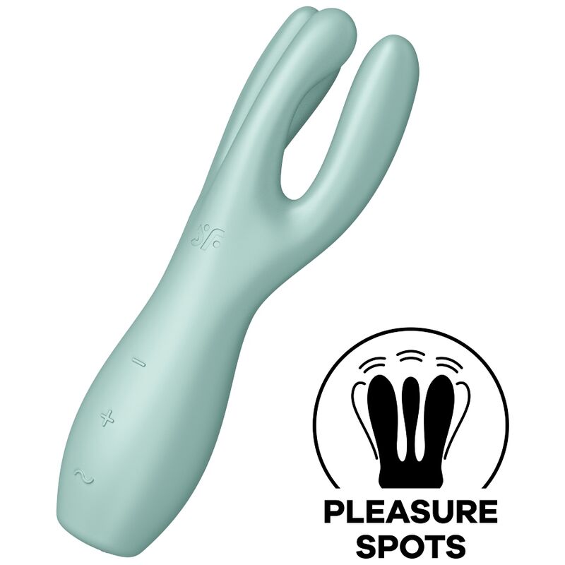 Vibrateur Clitoridien Silicone Médical Trois Moteurs