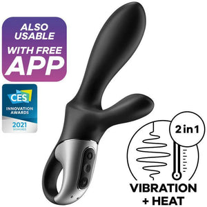 Vibromasseur Anal Chauffant Unisexe Pour Stimulation Prostate Et Périnée