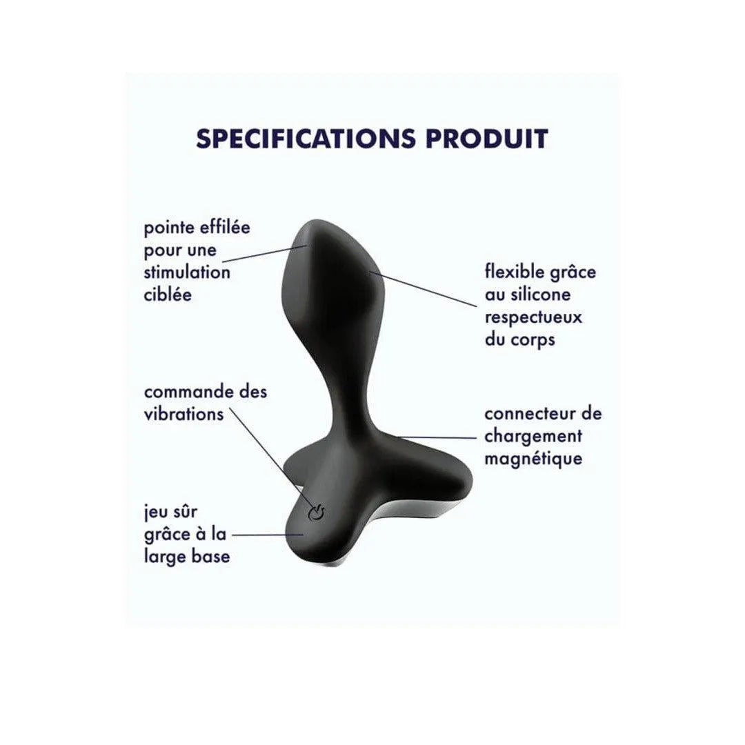 Vibromasseur Anal En Silicone Doux Étanche