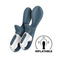 Vibromasseur Anal Gonflable Silicone Vibrations Puissantes