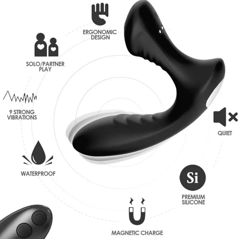 Vibromasseur Anal Prostate Silicone Submersible