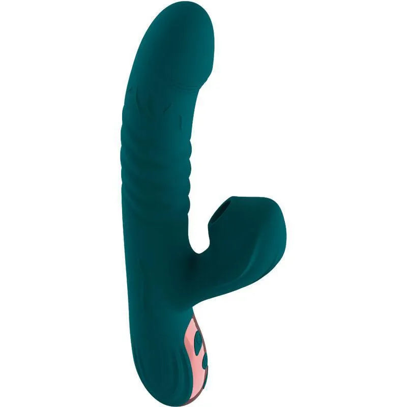 Vibromasseur Aspiration Silicone Vert Armony