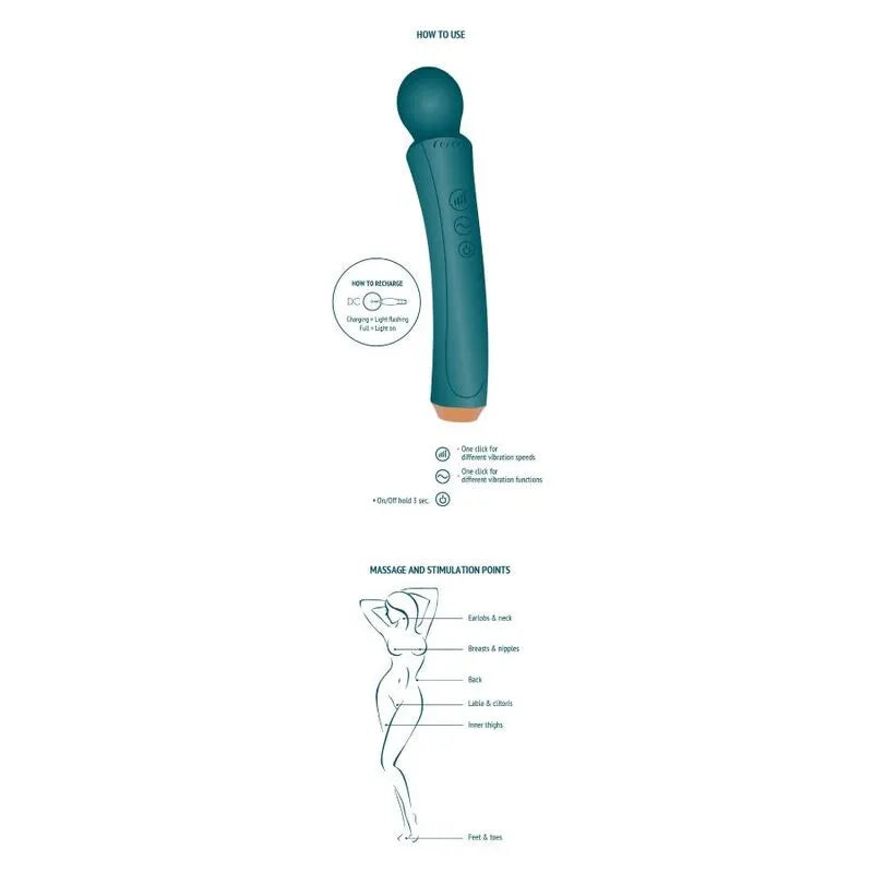 Vibromasseur Baguette Incurvée Couples Xocoon