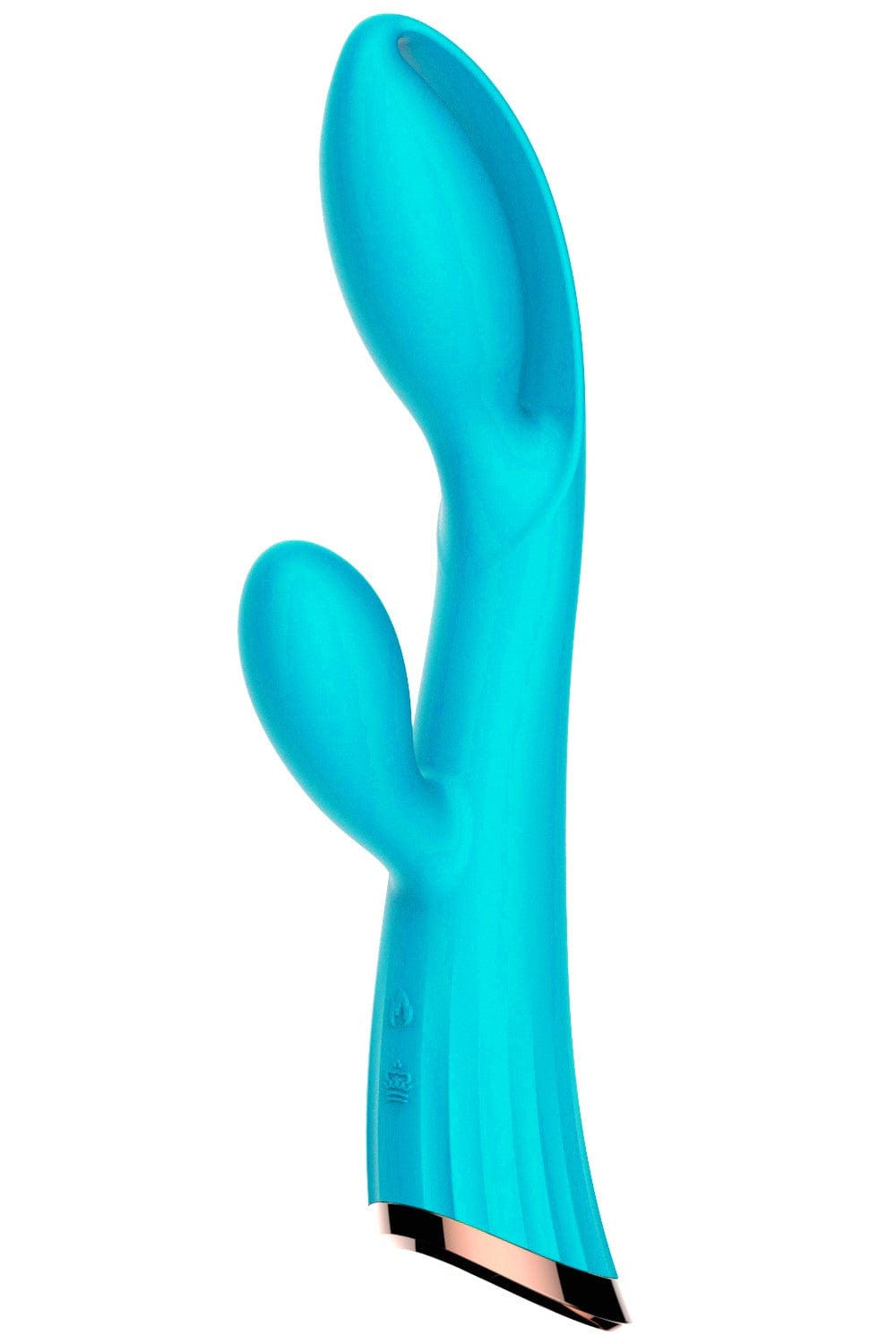 Vibromasseur bleu avec stimulateur de clitoris LRIS USB - LRISBLUE