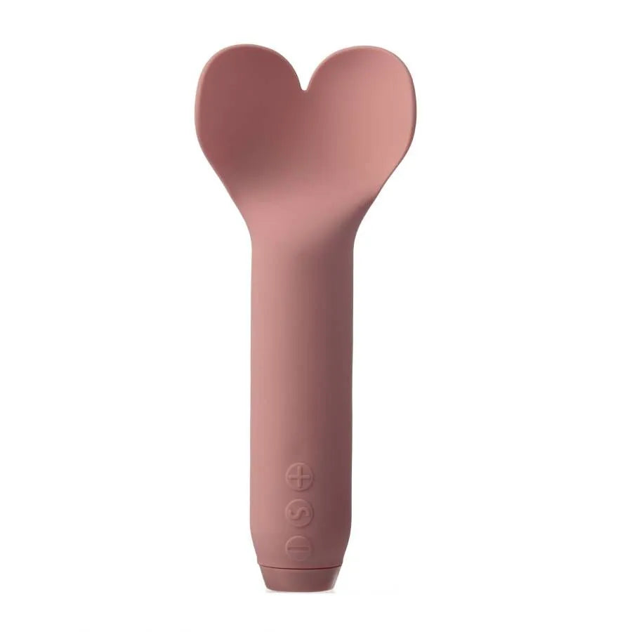 Vibromasseur Bullet Silicone Cœur Étanche Rechargeable