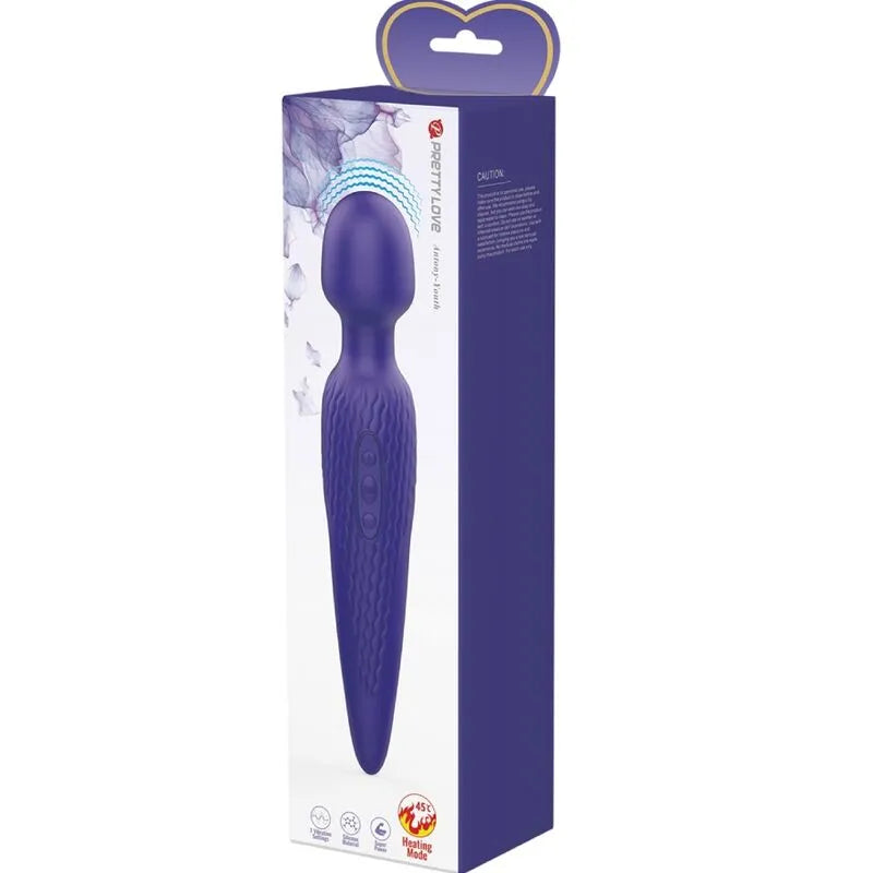 Vibromasseur Chauffant En Silicone Violet