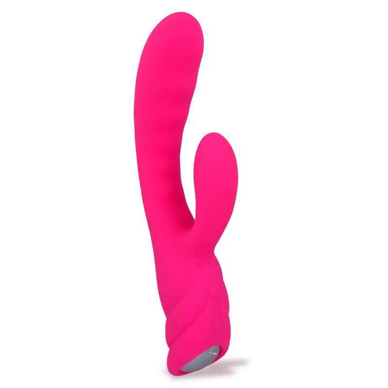 Vibromasseur Chauffant Rose Silicone Rechargeable