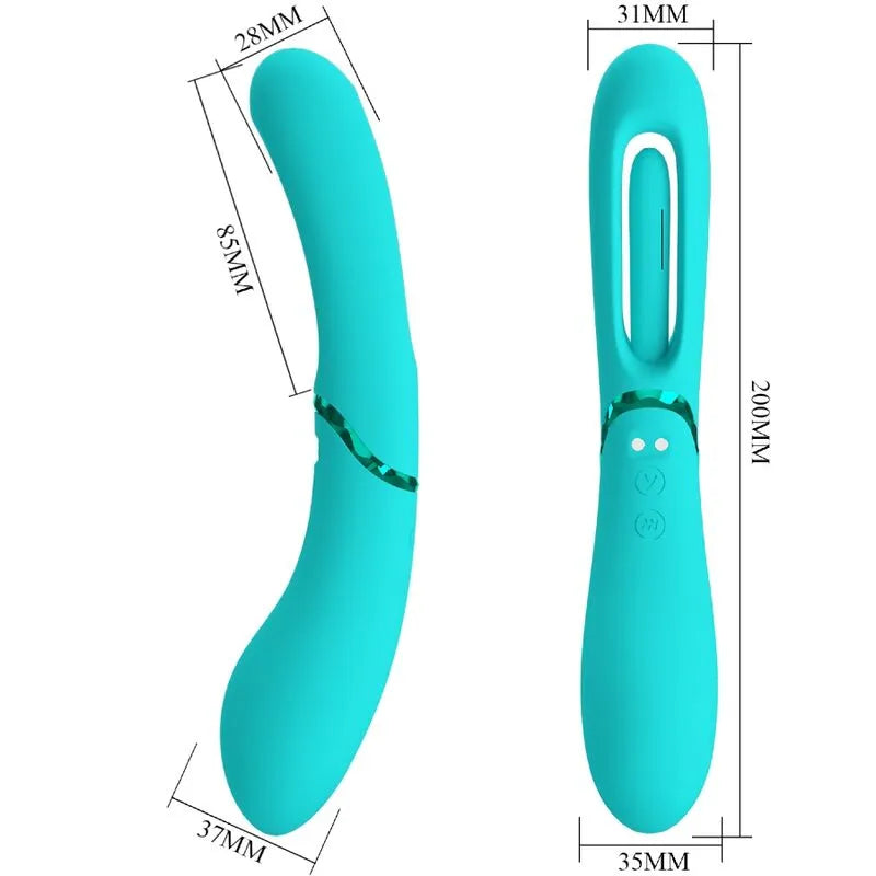 Vibromasseur Clitoridien Rose Réaliste