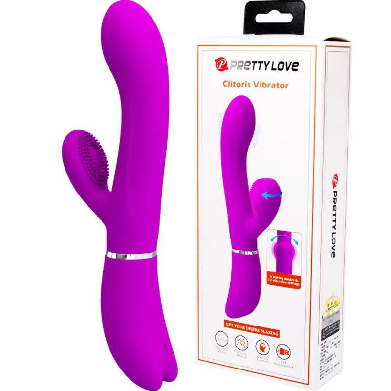 Vibromasseur Clitoridien Silicone Violet Rechargeable