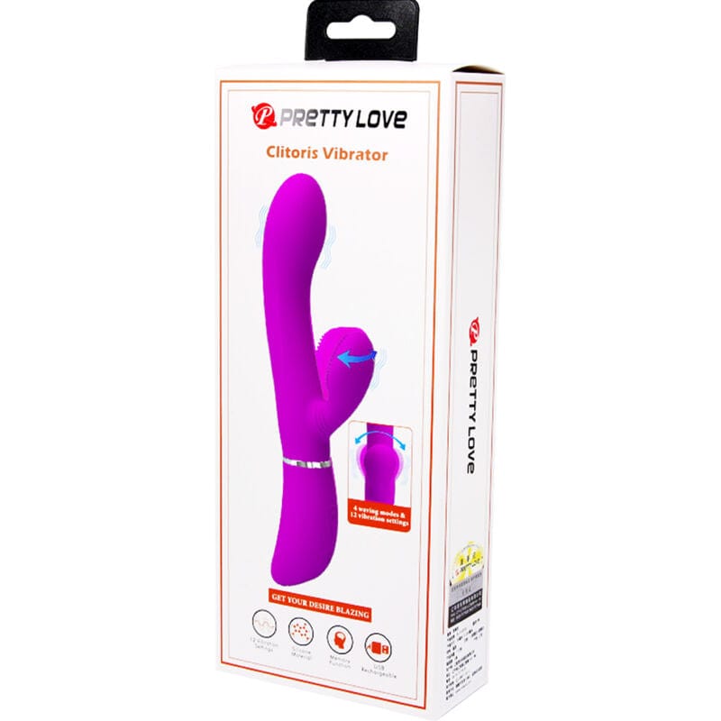 Vibromasseur Clitoridien Silicone Violet Rechargeable