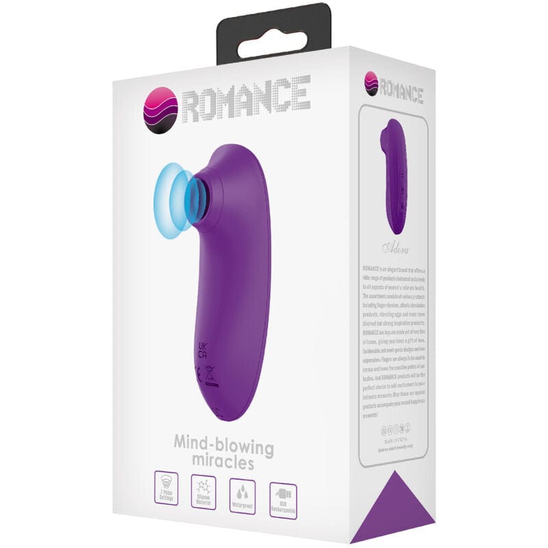 Vibromasseur Clitoridien Violet Silicone Rechargeable