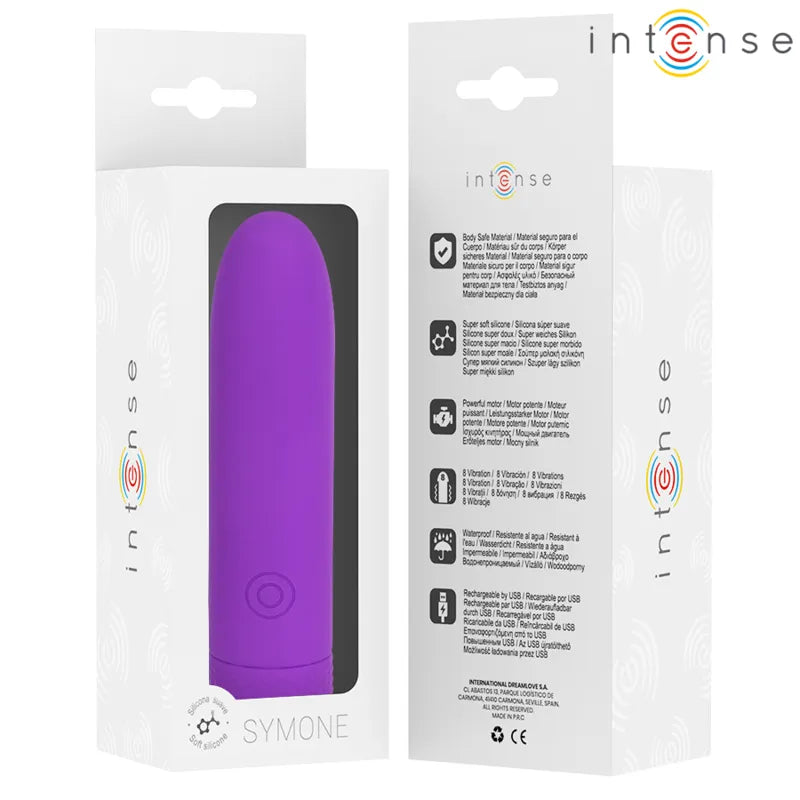 Vibromasseur Compact Silicone Puissant Intense