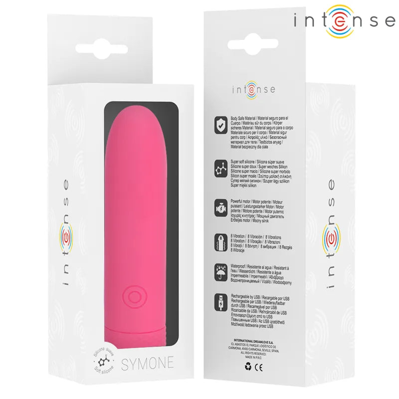 Vibromasseur Compact Silicone Puissant Rechargeable