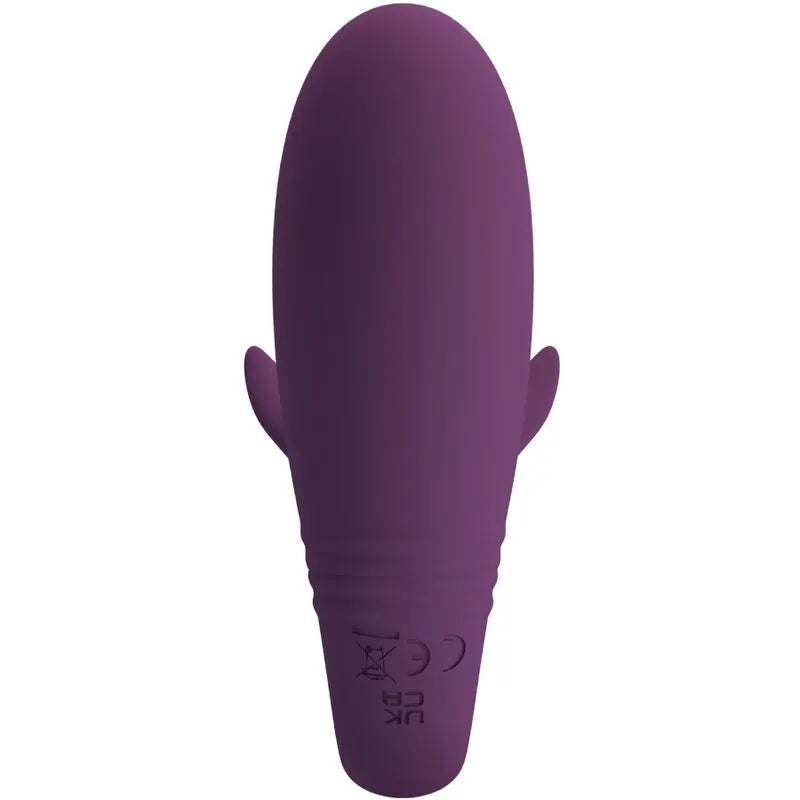 Vibromasseur Couple Rechargeable Violet Silicone